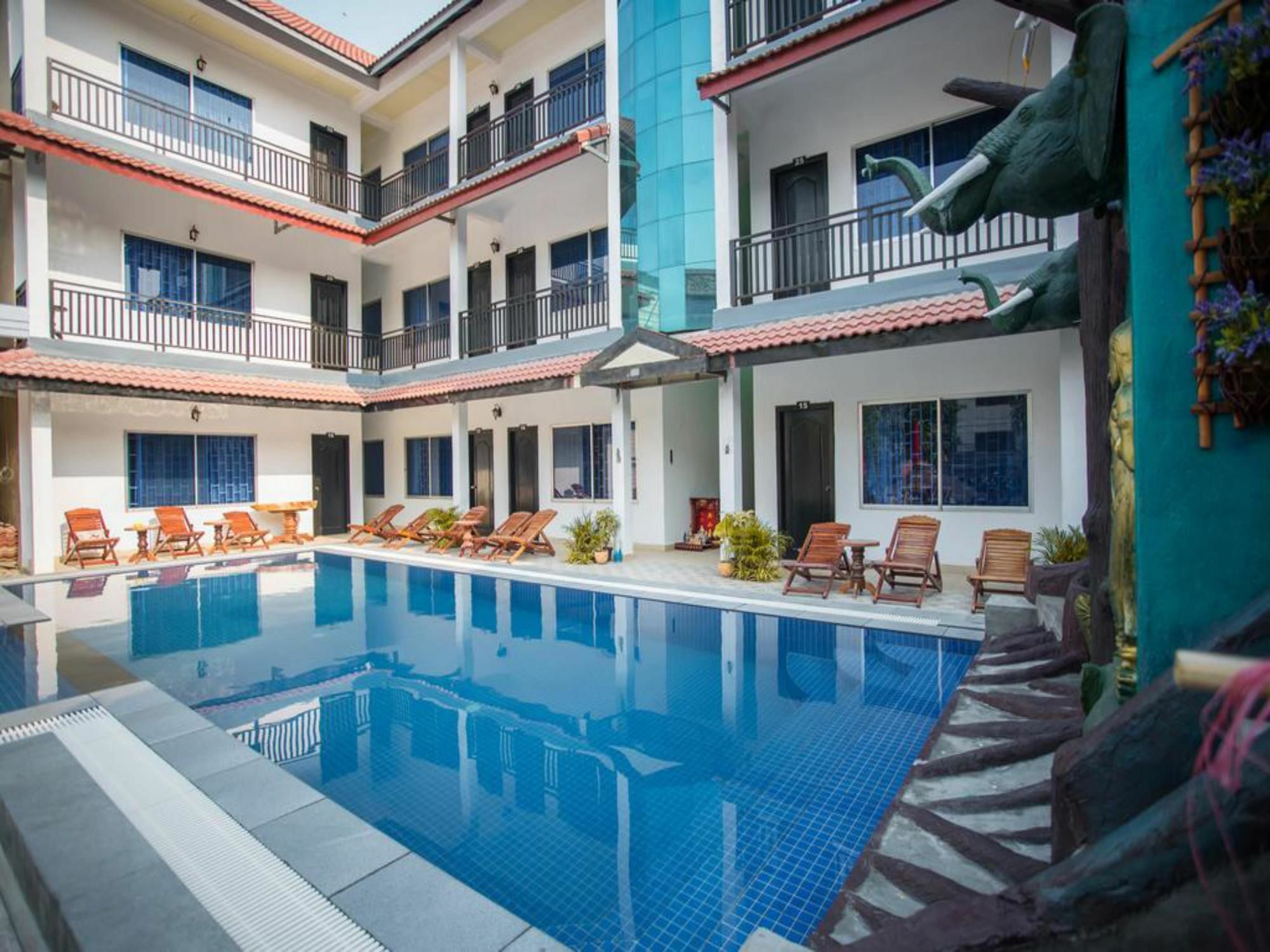 Angkor Bosky Hotel Sziemreap Kültér fotó